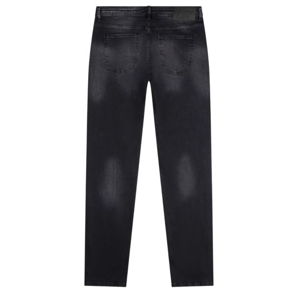 AB Lifestyle Monaco Regular Plain Jeans Zwart