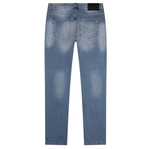 AB Lifestyle Reno Regular Destroyed Jeans Blauw