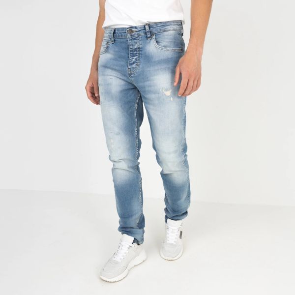 AB Lifestyle Reno Regular Destroyed Jeans Blauw