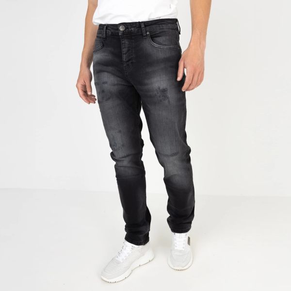 AB Lifestyle Reno Regular Destroyed Jeans Zwart