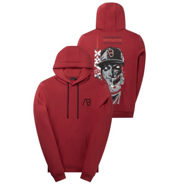 AB Lifestyle X-Ray Backprinted Hoodie Rood
