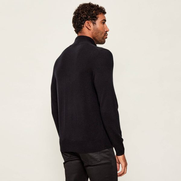 Boss Hemarlo Zip Sweater Zwart