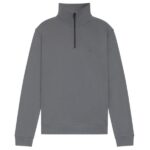 Boss Zetrust Half Zip Sweater Grijs