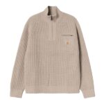 Carhartt WIP Detroit Half Zip Sweater Beige
