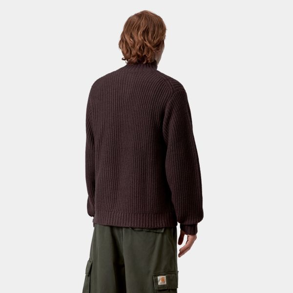 Carhartt WIP Detroit Half Zip Sweater Bruin