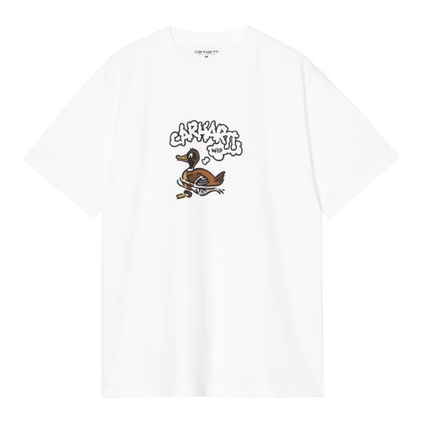 Carhartt WIP Duck Duck T-shirt Wit