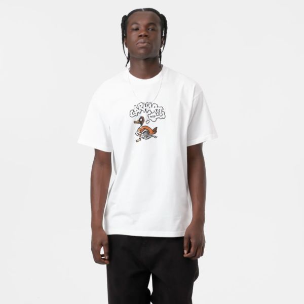 Carhartt WIP Duck Duck T-shirt Wit