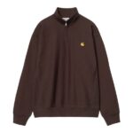 Carhartt WIP Half Zip American Script Sweater Bruin