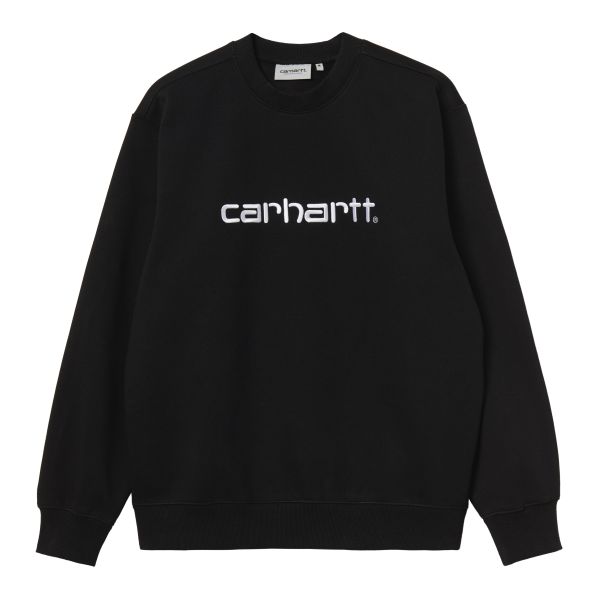 Carhartt WIP Logo Sweater Zwart