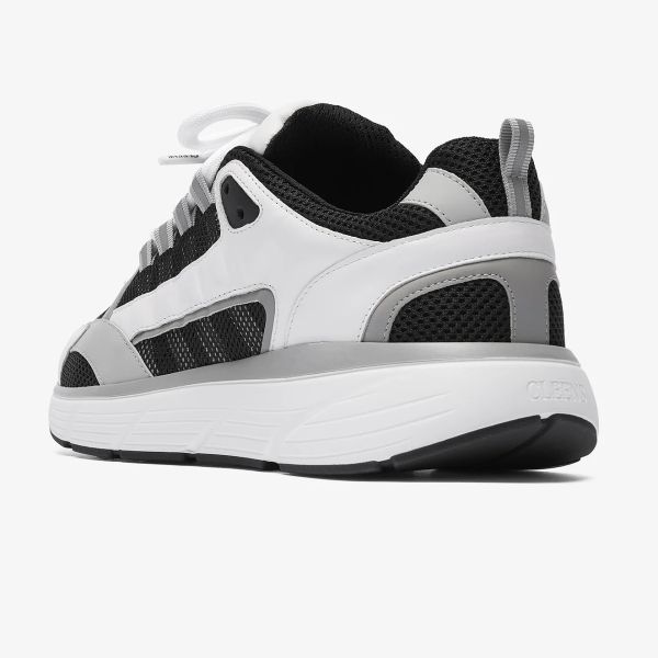 Cleens Hyper Runner Sneaker Wit/Zwart