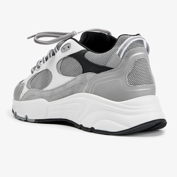Cleens Pulse Runner Sneaker Wit/Grijs