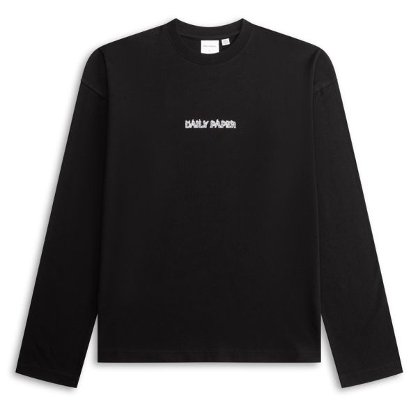 Daily Paper Burning Shield Longsleeve T-shirt Zwart
