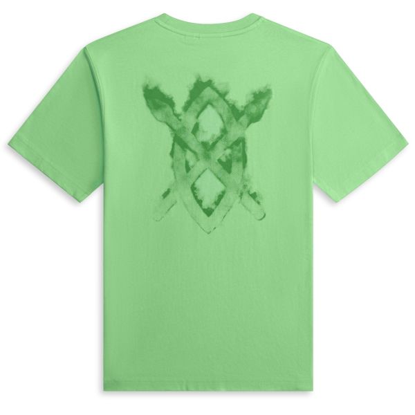 Daily Paper Burning Shield T-shirt Groen