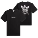 Daily Paper Burning Shield T-shirt Zwart