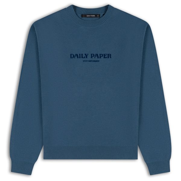 Daily Paper Dias Knit Sweater Donker Blauw