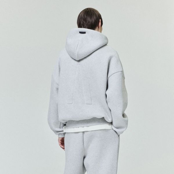 Fear Of God Athletic Half Zip Hoodie Grijs