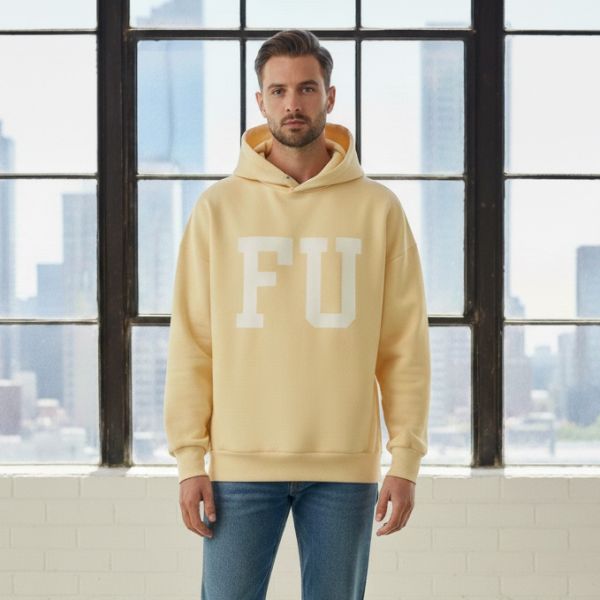 Fear Of God FU Hoodie Geel