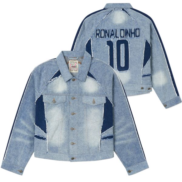 KidSuper Studios X Ronaldinho Spijkerjas Blauw