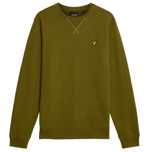 Lyle & Scott Crewneck Sweater Donker Groen