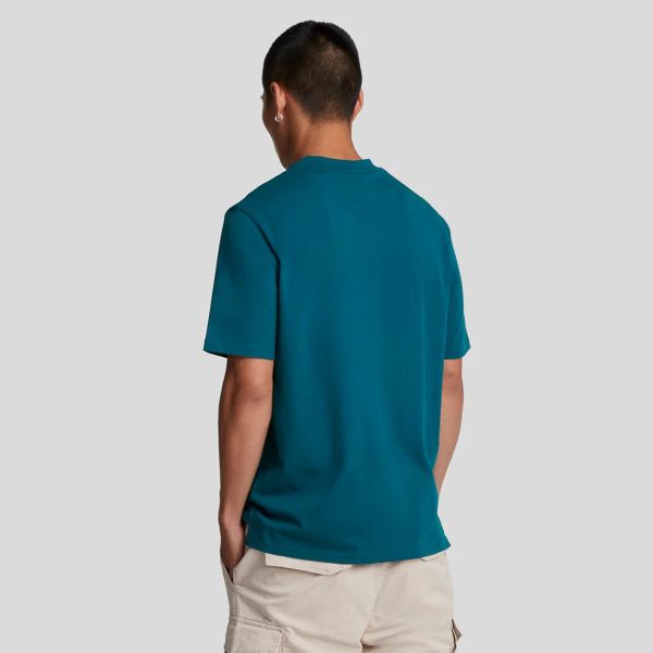 Lyle & Scott Plain T-shirt Donker Blauw
