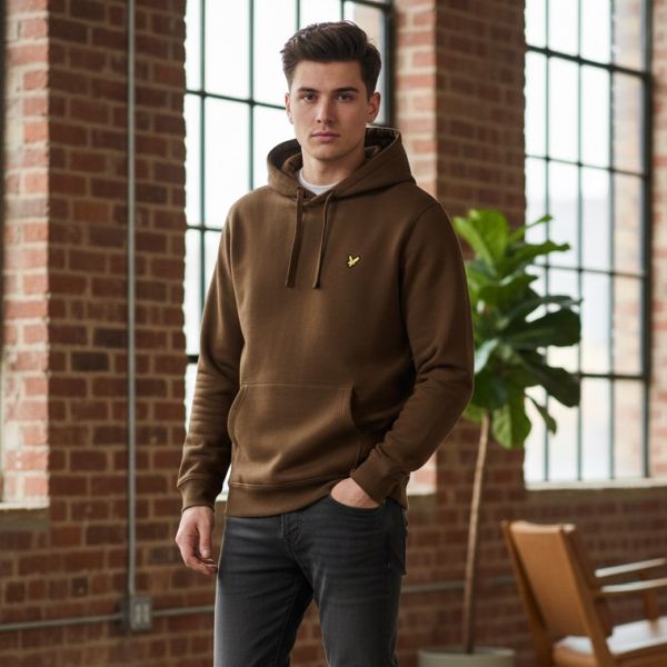 Lyle & Scott Pullover Hoodie Bruin
