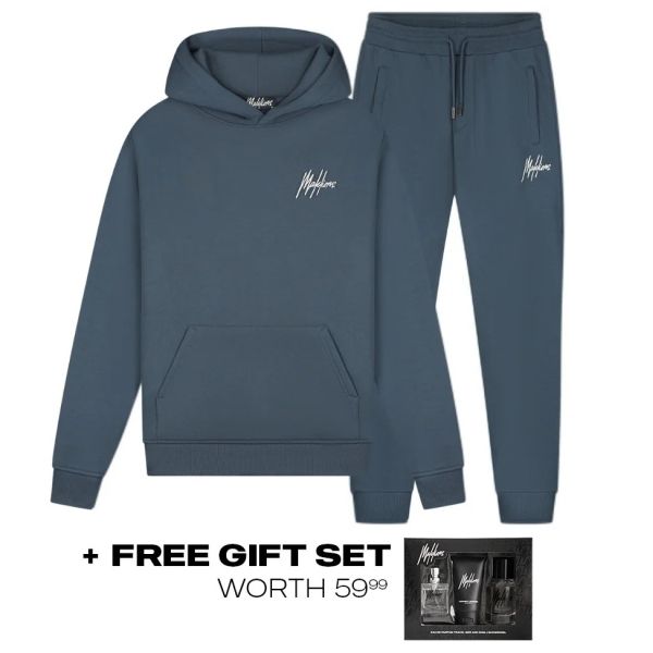 Malelions Signature Trainingspak Donker Blauw