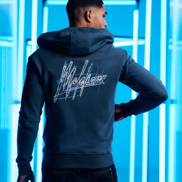 Malelions Splash Vest Blauw