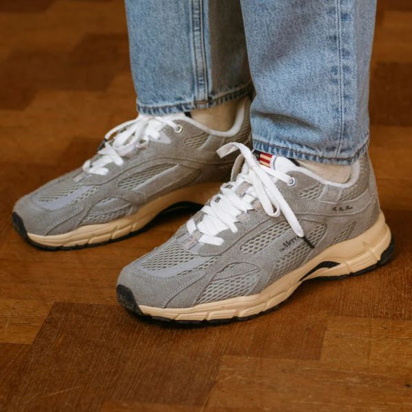 Mercer Amsterdam The Re-Run Americana Sneaker Grijs