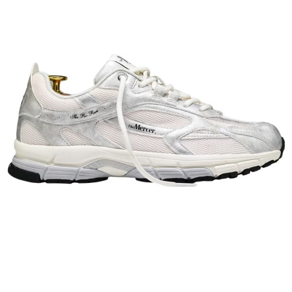 Mercer Amsterdam The Re-Run Metallic Sneaker Zilver