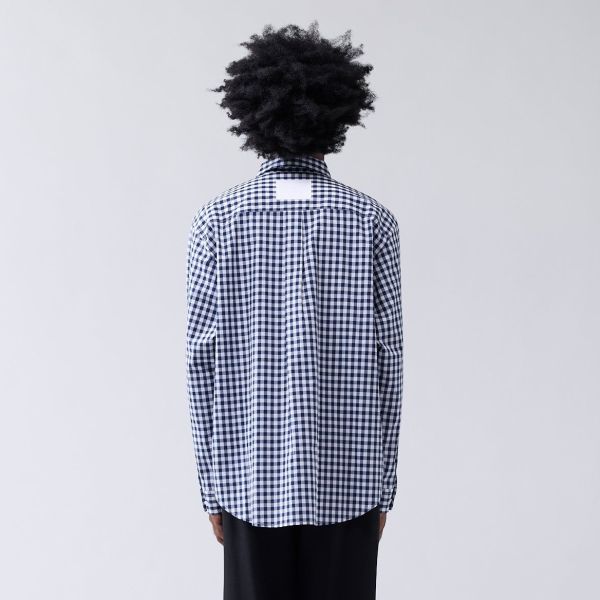 New Amsterdam Surf Association Beach Poplin Overhemd Navy