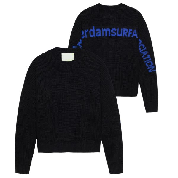 Don't Waste Culture Xavi Sweater Washed Zwart | Mezaldy.com