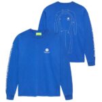 New Amsterdam Surf Association Target Longsleeve T-shirt Blauw