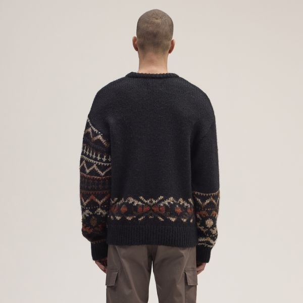 NN.07 Emil Wool Sweater Zwart