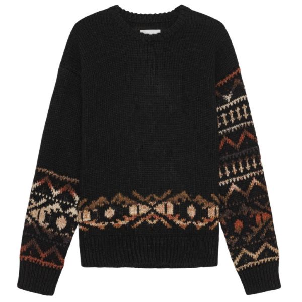 NN.07 Emil Wool Sweater Zwart