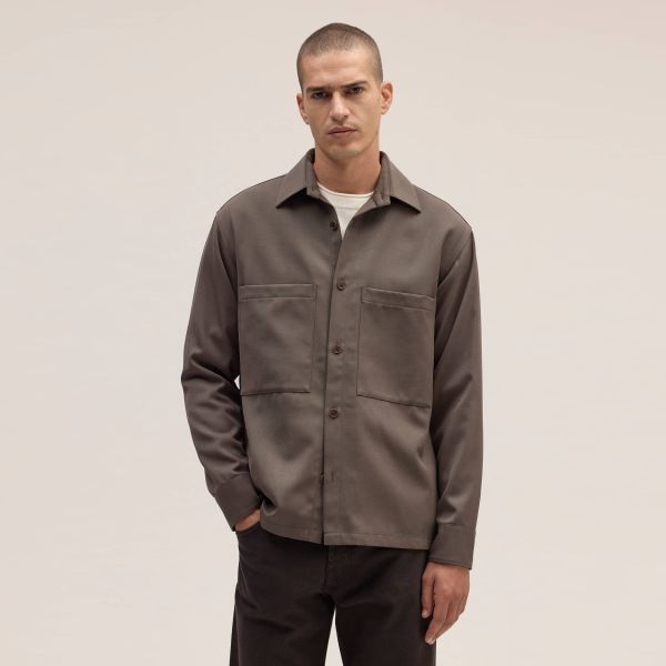 NN.07 Freddy Overshirt Bruin