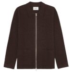 NN.07 Jonas Boiled Hybrid Vest Donker Bruin