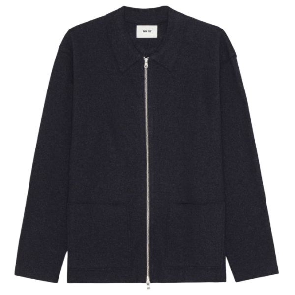 NN.07 Jonas Boiled Hybrid Vest Navy