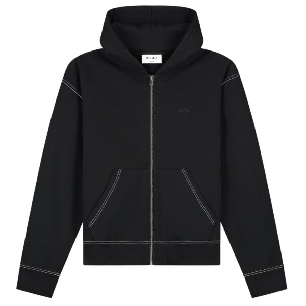 Olaf Contrast Signature Vest Zwart