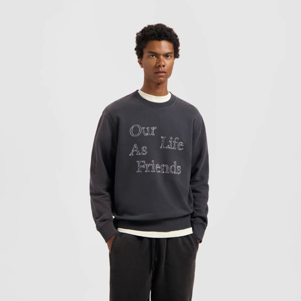 Olaf Crafted Friends Sweater Antraciet