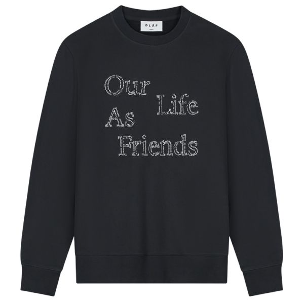 Olaf Crafted Friends Sweater Antraciet