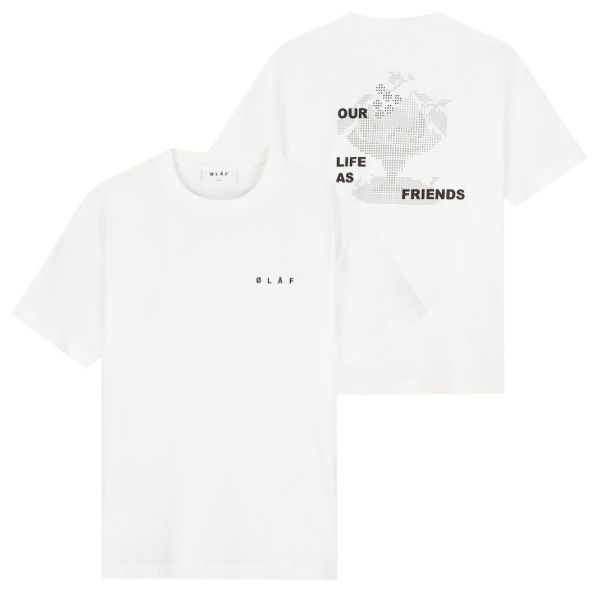 Olaf Crafted Fruit Bowl T-shirt Wit