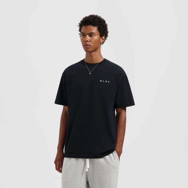 Olaf Crafted Pear T-shirt Zwart