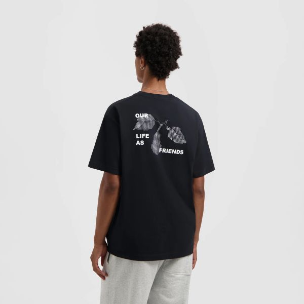 Olaf Crafted Pear T-shirt Zwart