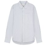 Olaf Monogram Embro Oxford Overhemd Licht Blauw