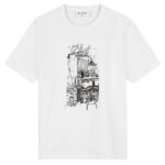 Olaf Sketched Atelier T-shirt Wit