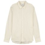 Olaf Stitched Striped Overhemd Off White