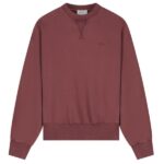 Olaf Washed Signature Boxy Sweater Bordeaux