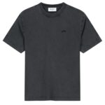 Olaf Washed Signature T-shirt Antraciet