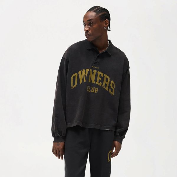 Represent Owners Rugby Polo Zwart