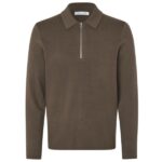 Samsøe Samsøe Guna Half Zip Sweater Bruin